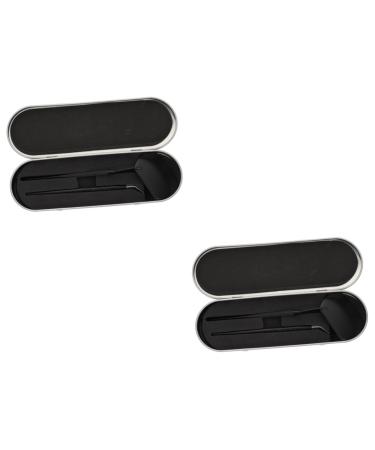 Balacoo 2 Sets Eyelash Inspection Mirror Square Mirror Lash Lifting Tool Make up Eyelash Extension Accessory Mini Mirror Mini Accessories Tools Stainless Steel Sector