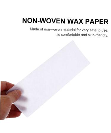 Beavorty 2pcs Double-Sided Nonwoven Wax Paper Tool - Detergent Safe White - Ideal for International Shipping - Buy Online on SooperMarket.com