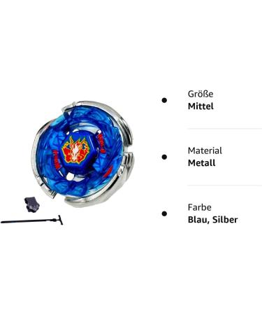 Elrozo Rapidity Storm Pegasus + Launcher - Metal Fusion 4D Fury Arena Spinning Top | International Shipping Available - Buy Online on SooperMarket.com