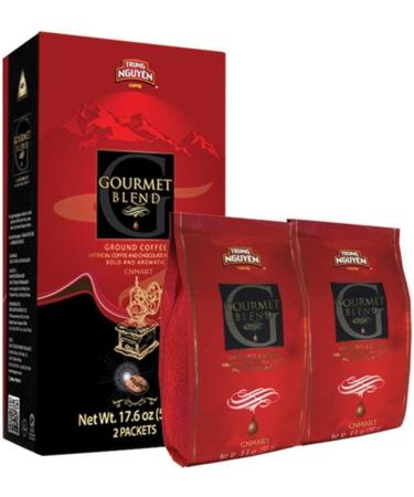 Trung Nguyen Coffee Gourmet Blend Vietnamese Ground Coffee Artificial Coffee and Chocolate Flavours 500g (Pack of 3) by CNMART - Buy Online on SooperMarket.com