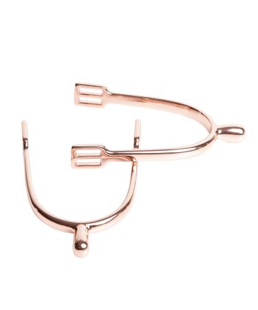 Riding pores riding spores of high -quality stainless steel cycling spores sun wheel spores ball spores ball spores swan neck spores hammer spores button spores Riffel spores (women 30 ball spores rose gold) women 30 ball spores rose gold