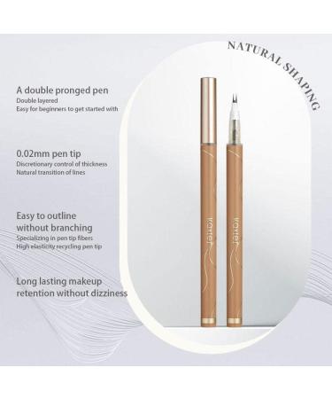 DHliIQQ Double Tip Lower Eyelash Pencil Double Tip Lower Eyeliner Pencil Waterproof Liquid Eyeliner Pencil Long Lasting Eyeliner Eye Makeup Tool for Women Ladies 101 # gray black - Buy Online on SooperMarket.com