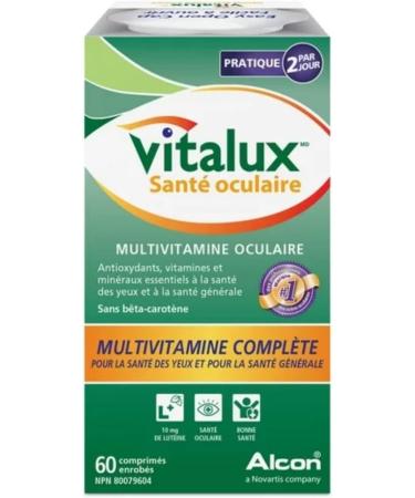 Vitalux Healthy Eye Ocular Vitamins 60 Count - Buy Online on SooperMarket.com