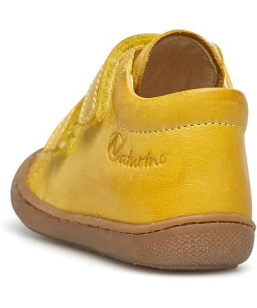 Naturino Cocoon VL Leather First Steps Shoes - 8.5 UK Child - Yellow - Buy Online on SooperMarket.com