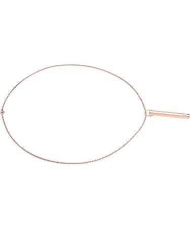 Stress Relief Mindful Necklace Increase Lung Volume Reduce Anxiety Mindful Breathing Necklace Skin Friendly for Men for Daily Wear (Rose Gold) - Buy Online on SooperMarket.com