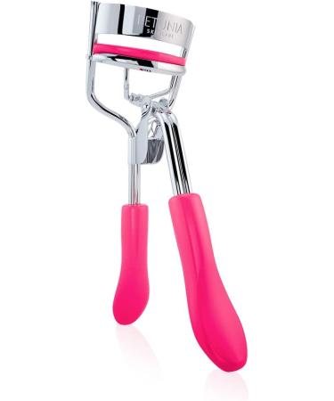 Satin Pouch Silicone Eyelash Curler for Dramatic Long Lasting Curls - No Pinching, Straight Flat Lashes Friendly - Buy Online on SooperMarket.com