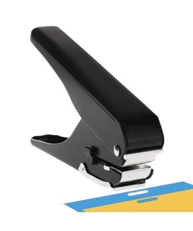 MyLifeUNIT Slot Puncher  Badge Hole Punch for Id Card  PVC Slot and Paper  Heavy-Duty Hole Punch for Pro Use