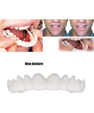 Xiaocui Provisional Dentures - Instant Perfect Smile | Comfort Fit Flex Teeth Veneers & Cosmetic Stickers for All Sizes - Buy Online on SooperMarket.com