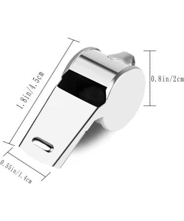 IJIZUO Stainless Steel Trill Pipe - Professional Whistle with Lanyard for Coaches Dog Training Sports & Physical Education - Buy Online on SooperMarket.com