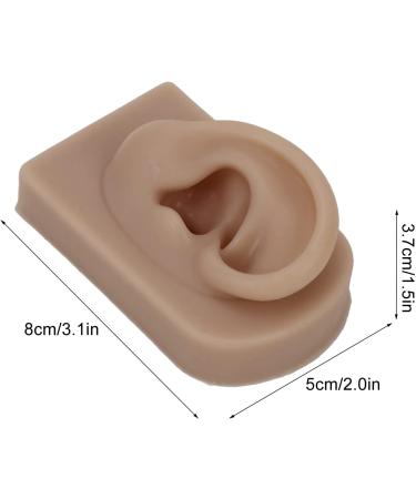 Flexible Brown Right Ear Model for Earrings Display and Acupuncture Training - Buy Online on SooperMarket.com