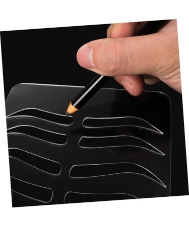 Didiseaon Eyebrow Stencil Plate Brow Template Lip Stencil Brow Practicing Tool Eyebrow Shape - Buy Online on SooperMarket.com