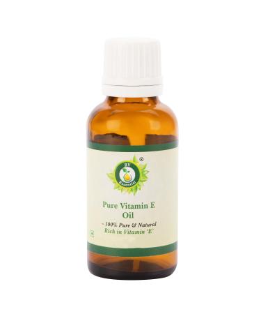 R V essential pure vitamin e oil 50ml (1.69 ounces) - (100% pure and of course rich in vitamin e) pure vitamin e oil 50 ml (1 Pack)
