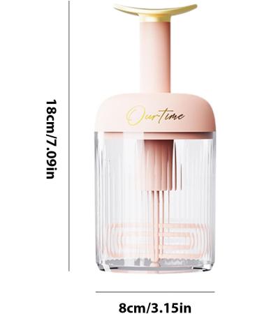 Virtcooy Foam Maker for Face Wash - Type Rotating Facial Cleanser Foaming Bottle Automatic Rebound - Detachable Facial Cleansing Tools for Travel Household Fine Foam Deep Cleansing Pink - Buy Online on SooperMarket.com