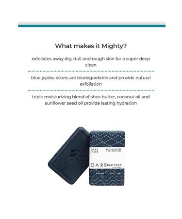 MightyNest Men's Shower Set | Oars and Alps Blue Charcoal Soap Shampoo & Conditioner | Eco-Friendly 4 Piece Bath Gift Set | Moisturizing for All Skin & Hair Types - Buy Online on SooperMarket.com
