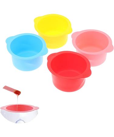 Silicone Wax Warmer Liner Set - Non-Stick Wax Bowl & Spatula Sticks - Perfect for Wax Melters - Pink - Buy Online on SooperMarket.com
