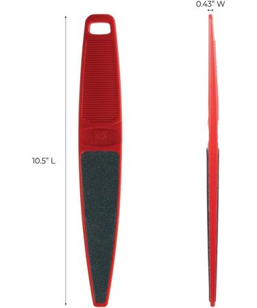 ForPro Red Panda Foot File 60/100 Grit Double-Sided Pedicure File for Feet and Heels - Large Size - Pack of 1 - Buy Online on SooperMarket.com
