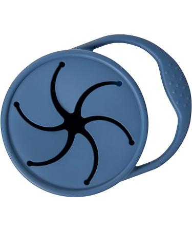 Baby Boosa Surprise Snack Pot: Dentist-Developed, No-Spill Finger Food Cup for On-The-Go Kids | Collapsible, Soft & Easy Clean | BLW Riviera Blue - Buy Online on SooperMarket.com
