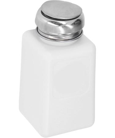 Haofy Press-Type Dispenser Pump with 200ml Capacity Featuring an ESD Static Stainless Steel Lid for Dispensing Acetone IPA Solvent Oil Press Type Dispenser Pump with (White) - Buy Online on SooperMarket.com
