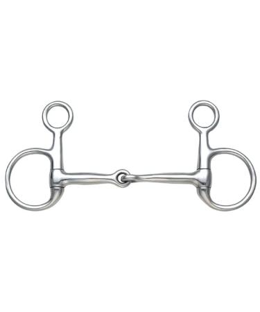 Shires Hanging Cheek Snaffle Silver 5"
