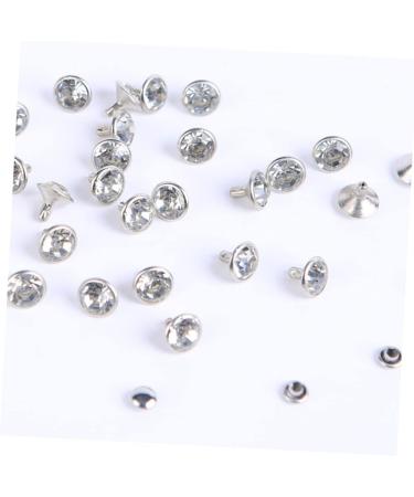 TEHAUX 200 Sets Leather Crafts Diamond-Studded Bag Luggage Making of Clothes Accessories Clothing Garment 0.8X0.8X1CM As Shown - Buy Online on SooperMarket.com