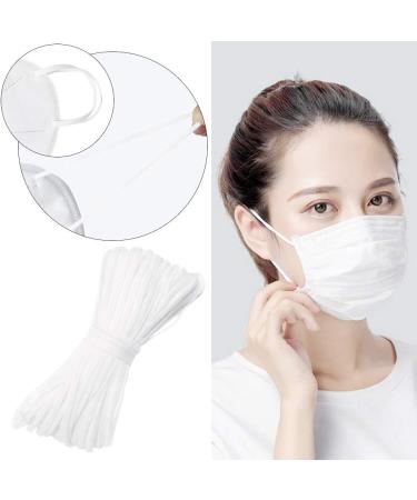 Generic 1/4 Inch White Elastic Bands - 50 Yards | Soft Ear Elastic Rope for Sewing & Crafting - Buy Online on SooperMarket.com