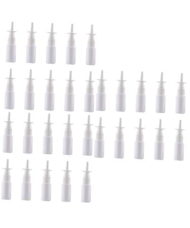 FOMIYES 60 Pcs Nasal Spray Mist Container Nose Spray Refillable Nasal Mist Sprayers Mist Cleaner Travel Spray Bottle Travel Toiletries Little Bottle Detergent The Solution Direct Injection Size 3x3pcs Whitex3pcs