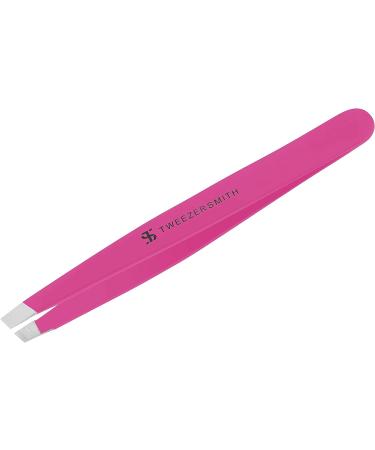 Tweezersmith Professional Slant Tip Tweezer for Effective Hair Plucking - Pink - Buy Online on SooperMarket.com
