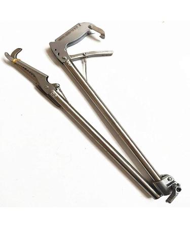 Hundnsney Collapsible Snake Tongs Reptile Catcher Stick Rattlesnake Pick-Up Handling Tool with Wide Jaw - Buy Online on SooperMarket.com