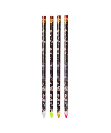 AMZLORD 4/12PCS Rhinestone Picker Pencil Set Self Adhesive Crystal Gem Pick Up Tools with Pencil Sharpener Dotting Wax Pen Nail Dotting Wax Pen for Crafts 4 Colours