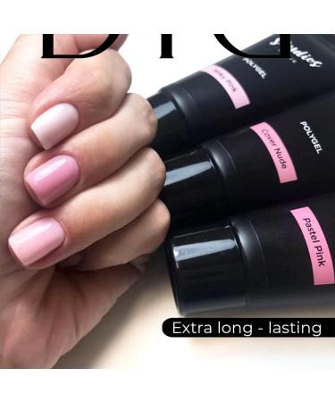 Didier Lab - Polygel Pastel Pink - Strong Nail Gel Builder for Extension - Resistant to Damage - Hard as Acrylic - Strengthener - Long Lasting - For Professional and Beginners - LED Lamp - 30g - Buy Online on SooperMarket.com