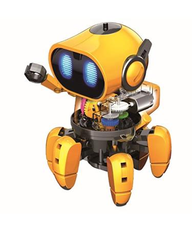 CIC21-893 Tobbie Interactive Robot | AI Capable | Infrared Sensor | Follow Me & Explore Play Modes | Develops Emotions | Gestures & Sound Effects - Buy Online on SooperMarket.com