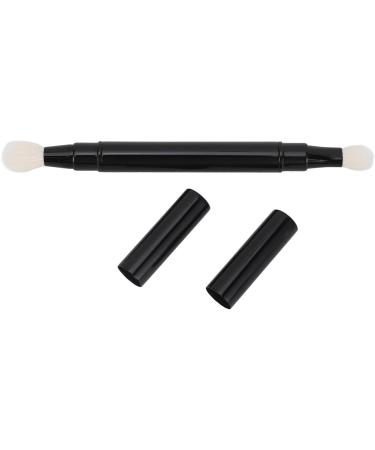 Dual Ended Eyeshadow Brush Retractable Portable Double Makeup Brush with Soft Bristles for Easy Application Automatic Sealing - Buy Online on SooperMarket.com