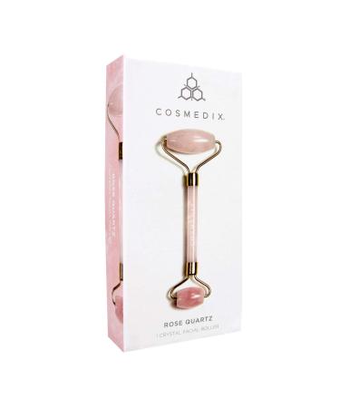 COSMEDIX Rose Quartz Face Roller for Wrinkles & Lifting - Eye & Ice Roller - Puffiness Relief - Instant Face Lift & Skin Care Tool - Buy Online on SooperMarket.com