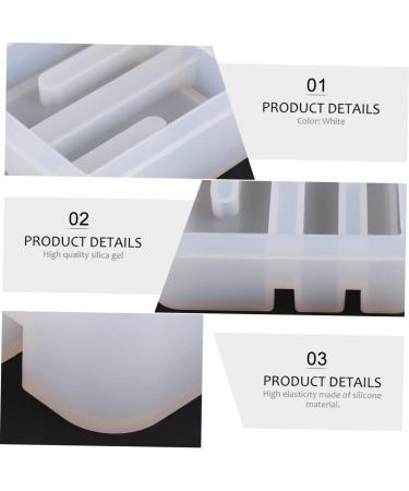 STOBOK 3pcs Pen Holder Mold Phone Stand Resin Mold Pencil Holder Resin Mold White Manual Blush - Buy Online on SooperMarket.com