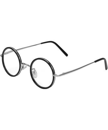 Pongnas Unisex Retro Round Reading Glasses - Stylish 150-Degree Magnifying Specs for Men & Women - 45mm Width - Buy Online on SooperMarket.com