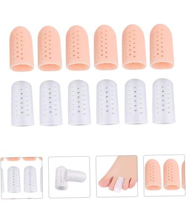 LALAFINA Silicone Toe Protectors - 6 Pairs Toe Splitter High Heel Protectors for Feet, Toenail Caps - Breathable & Reusable Toe Cushions - Assorted Colors - Buy Online on SooperMarket.com