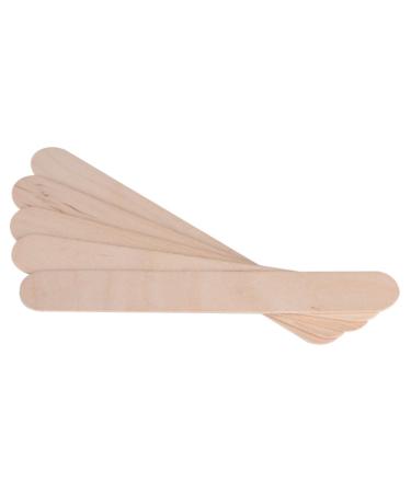 ANGGREK 100Pcs Waxing Stick Spatula Disposable Wooden Hair Removal & Craft Sticks for Body Waxing | International Shipping - Buy Online on SooperMarket.com