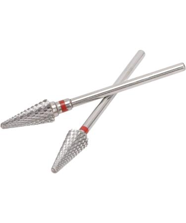 Nail Tapered Drill Bit Professional Fast Removing Tungsten Steel Manicure Drill Bits for Exfoliating Polishing - Buy Online on SooperMarket.com