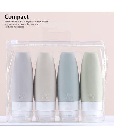 kawehiop Travel Dispenser Bottle Shower Gel Toothpaste Squeeze Tube Reusable Leakproof Dispensing Container Personal Care Gifts Blue 90ML - Buy Online on SooperMarket.com