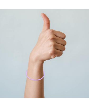 HOMSFOU 50 Pcs Silicone Bracelet Gummy Silicone Wristbands Rave Bracelets 80s Bracelets Kids Jelly Bracelet Neon Retro Gummy Bracelets Gummy Wristbands Miss Elasticity Strapping Silica Gel 5.8x5.8cmx5pcs Violetx5pcs - Buy Online on SooperMarket.com
