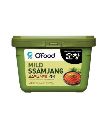 Chung Jung One Sunchang Seasoned Soybean Paste (Ssamjang) 17.6 oz (1.1lb, 500g)