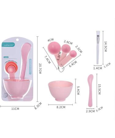 Face Mask Mixing Bowl Set +50pcs Cotton Pads Plastic 6 in 1 DIY Facemask Mixing Tools Kit with Mask Bowl Stick Spatula Measuring Cup & Mask Brushes (Purple) - Buy Online on SooperMarket.com