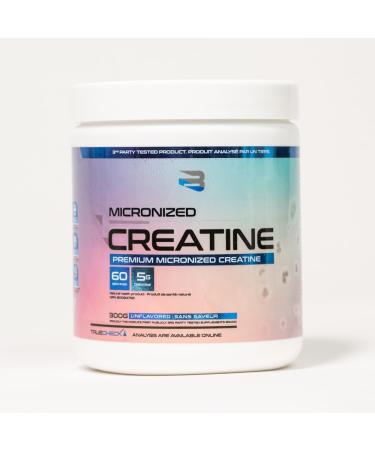 Believe Micronized Creatine - Premium Micronized Creatine Monohydrate Increased Absorption Rates 5 Grams Micronized Creatine Monohydrate Per Scoop (60s) 60 Servings (Pack of 1) - Buy Online on SooperMarket.com