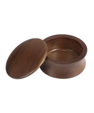 Angoily shaving soap Razor Razor Schaier Schader Razor cup of shaving brushes Razor Razor Bartur cleaning up man shaving bowl cover wooden