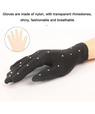 Kawehiop Women's Fashion Figure Skating Wrist Gloves - Breathable Fast-Drying Sunscreen Protection in Skin Color - Buy Online on SooperMarket.com