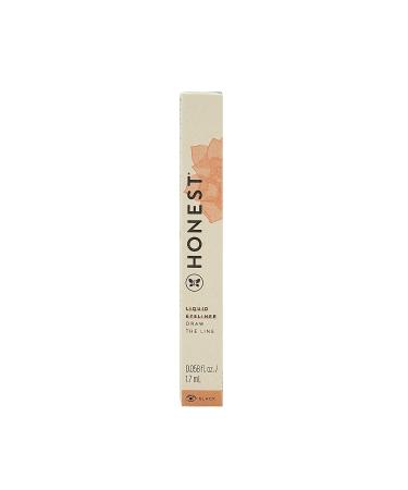 Honest Beauty Liquid Eyeliner - Vegan, Smudge-proof, Flake-proof, Transfer-proof, Carbon-free, Silicone-free, Cruelty-free, Ophthalmologist Tested - Black 0.058 fl. oz - Buy Online on SooperMarket.com