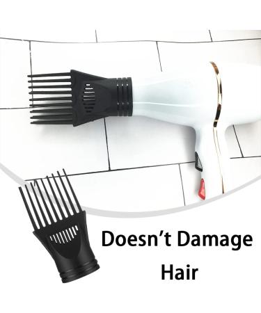 2 Pcs Hair Dryer Diffuser Comb Attachment Nozzles - Black - Buy Online on SooperMarket.com