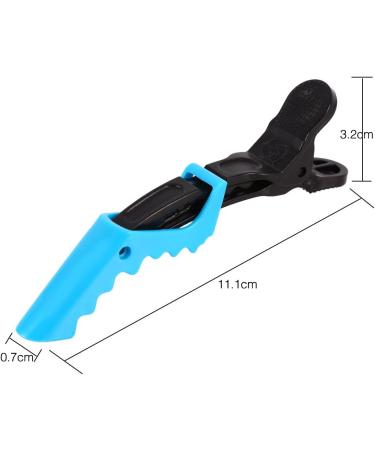 Hairdressing Clip For Women Plastic Clamp Hair Styling Non Slip Clips Grip Accessory (10 pcs-Blue) - Buy Online on SooperMarket.com