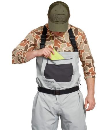 Orvis Clearwater Chest Waders for Men - Waterproof Fly Fishing Waders with Neoprene Booties  External Storage Pocket Small Stone - Buy Online on SooperMarket.com