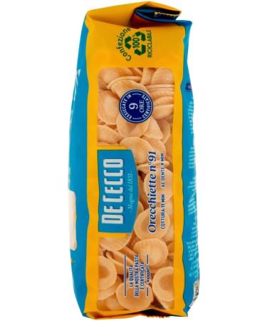 De Cecco Orecchiette n.91 (500g) - Pack of 3 - Buy Online on SooperMarket.com